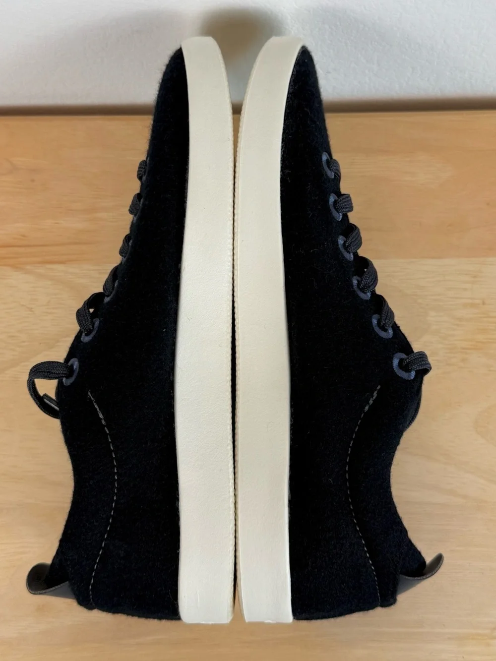 Allbirds Men’s Wool Piper Merino Wool Black Sneakers Shoes Size 10